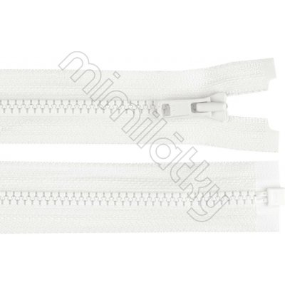 Zip kostěný dělitelný VISLON® No 3 bílá 60 cm YKK – Hledejceny.cz