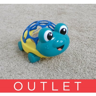 OBALL Autíčko a chrastítko 2v1 Curious Car želva Neptune™ – Sleviste.cz