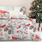 MyBestHome Vánoční mikrovláknové povlečení Noel VI. 200x220 2x70x80 – Hledejceny.cz