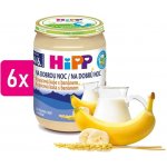 Hipp Bio na dobrou noc krupicová s banánem 6 x 190 g – Sleviste.cz