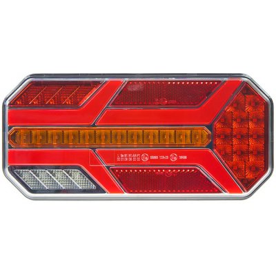 Sdružená LED lampa pravá zadní s dynamickými blinkry 12/24V, STM TRL30P – Zboží Mobilmania