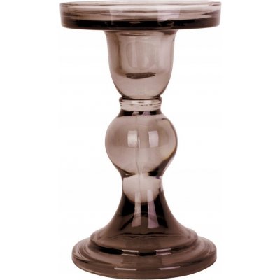 SKLENĚNÝ SVÍCEN HNĚDÝ ELEGANTNÍ MODERNÍ MOSS 14X8,5 CM – Zbozi.Blesk.cz