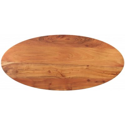 Omaxi 095434 Stolní deska 120 x 60 x 3,8 cm oválná masivní akáciové dřevo – Zboží Dáma
