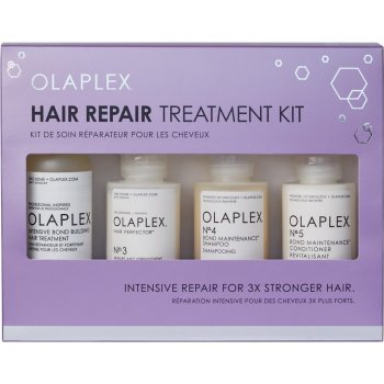 Olaplex Hair Repair Treatment Kit vlasová kúra No. 3 100 ml + sérum No 0 155 ml + šampon No. 4 100 ml + kondicionér No.5 100 ml dárková sada