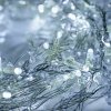 Vánoční osvětlení DecoLED Světelný řetěz s krystalky 8m ledově bílá s flash