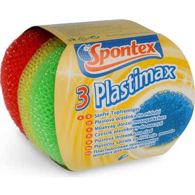 Spontex 3 Plastimax plastová drátěnka na mytí nádobí 3 ks – HobbyKompas.cz