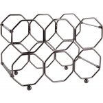 Honeycomb PT LIVING Šedý kovový skládací držák na víno – HobbyKompas.cz