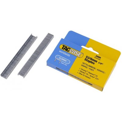 TACWISE Spony do sponkovačky 6mm, typ 53, 2000ks – Zboží Mobilmania