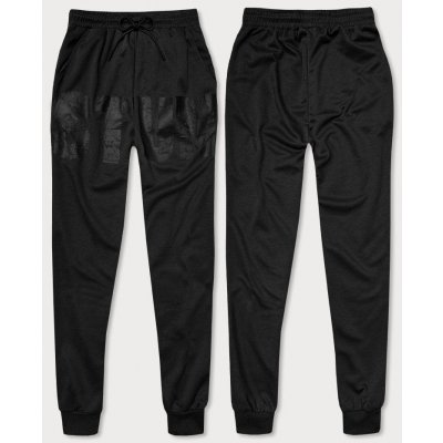Pánské teplákové kalhoty s potiskem 8K191 černá