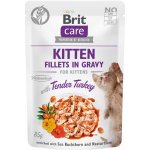 Brit Care Cat Kitten Fillets in Gravy Tender Turkey 85 g – Hledejceny.cz