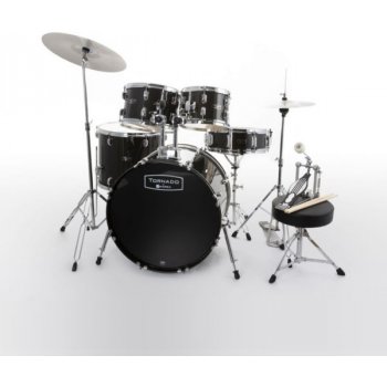 Tornado Rock Set Black Sparkle