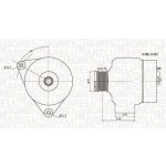 Alternátor MAGNETI MARELLI 063731300010