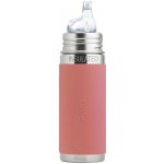 Pura nerezová kojenecká láhev s pítkem rose 325 ml – Hledejceny.cz