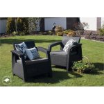 Keter Corfu Duo antracit 2 ks – Zbozi.Blesk.cz