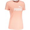 Dámská Trička Puma Essentials Logo Heather Růžová