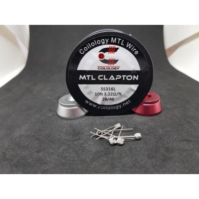 Coilology nerezový drát SS316L MTL Clapton 3,04 m – Sleviste.cz