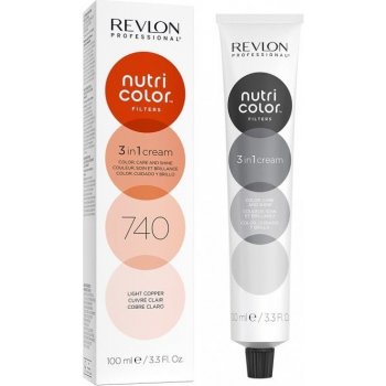 Revlon Nutri Color Filters Barevná maska na vlasy 740 Light copper 100 ml
