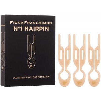 Fiona Franchimon Nº1 Hairpin spona do vlasů 3 ks odtstín Soft Beige pro ženy – Zboží Mobilmania