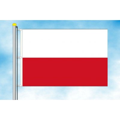 LIBEA, s.r.o. Vlajka Polska Rozměr: 40×60 cm, Uchycení: Karabiny na stožár – Hledejceny.cz