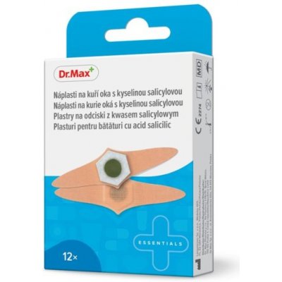 Dr. Max Náplasti na kuří oka s kyselinou salicylovou 12 ks – Zboží Mobilmania