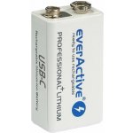 everActive 6F22/9V Li-ion 550 mAh s USB TYPE C – Zbozi.Blesk.cz
