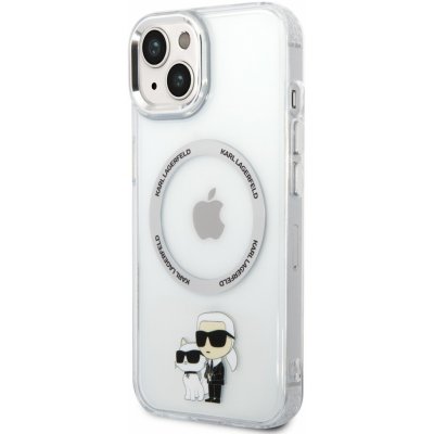 Karl Lagerfeld IML Karl and Choupette NFT MagSafe iPhone 15 čiré