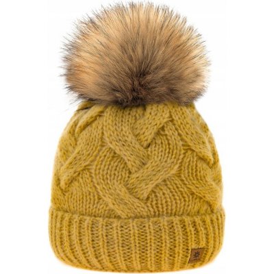 Fashionweek dámská čepice vlněn s bambulí Wool Vlna Horcicny – Hledejceny.cz