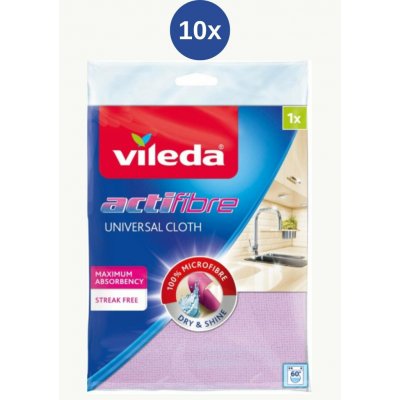 Vileda Actifibre Univerzální hadřík 29 x 29 cm 10 ks – Sleviste.cz