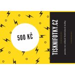 dárkový poukaz 500 Kč - tiskové služby – Sleviste.cz