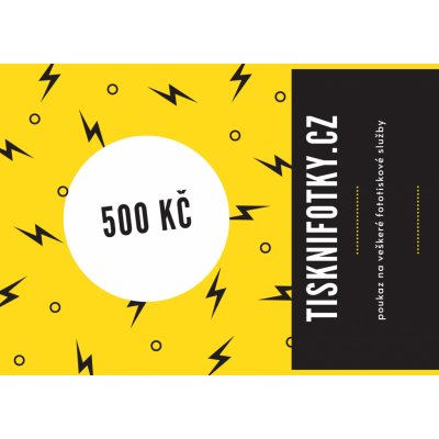 dárkový poukaz 500 Kč - tiskové služby – Sleviste.cz