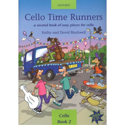 Cello Time Runners book 2 + CD jednoduché skladby pro violoncello