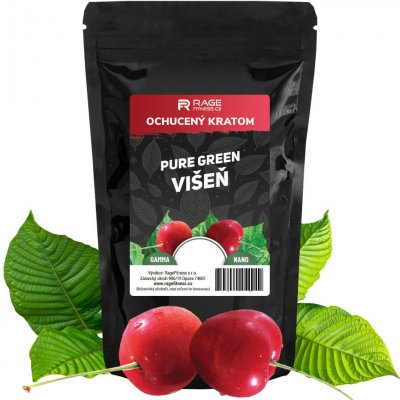 RageFitness Barevný kratom Pure Green Višeň 50 g – Zboží Dáma