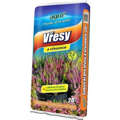AGRO Substrát pro vřesy a vřesovce 20l 00192A – Hledejceny.cz