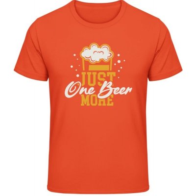 Gildan Soft Style tričko Design – Ještě jedno pivo - Oranžová – Zboží Mobilmania