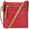 Kabelka Nicole brown crossbody kabelka JBFB 277 malinová