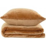 decoDoma povlečení mikroplyš oříškové 140x200 70x90 – Zboží Dáma