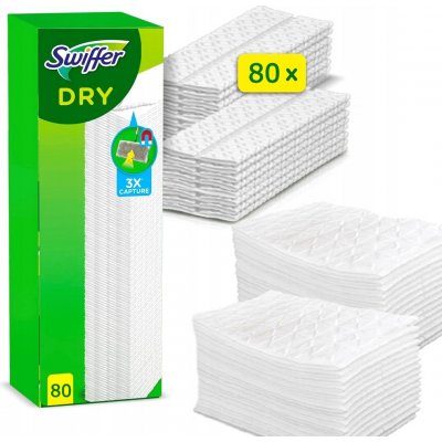 Swiffer náhradní balení suchých utěrek pro mop 80 ks – Hledejceny.cz