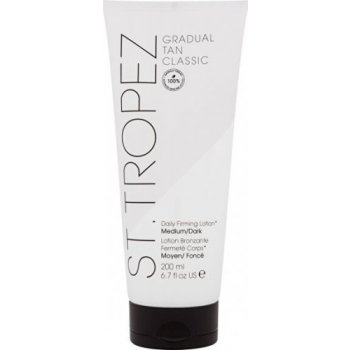 St.Tropez Samoopalovací zpevňující tělové mléko pro postupné opálení Gradual Tan Classic Medium/Dark (Daily Firming Lotion) 200 ml