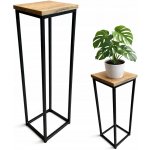 TZB Květinový stojan Loft Arben 60 cm černý/dub – Hledejceny.cz
