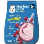 Gerber Cereal for Baby Mléčná kaše na dobrou noc malinová 230 g – Sleviste.cz