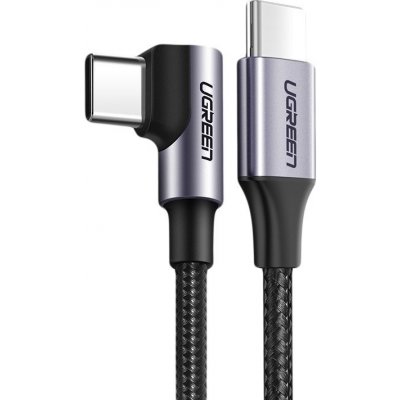 Ugreen US255 USB-C - USB-C PD, 60W, 3A, 1m, černo-šedý – Zboží Mobilmania