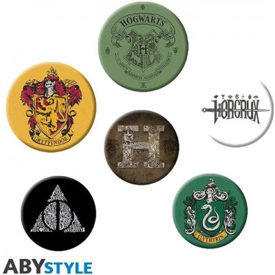 GB eye sada placek Harry Potter 6 ks