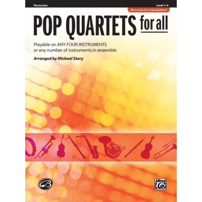 POP QUARTETS FOR ALL Revised and Updated level 1-4 perkuse – Zboží Dáma