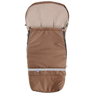 KAARSGAREN-Hnědý rostoucí do kočárku s taupe merino fleecem – Hledejceny.cz