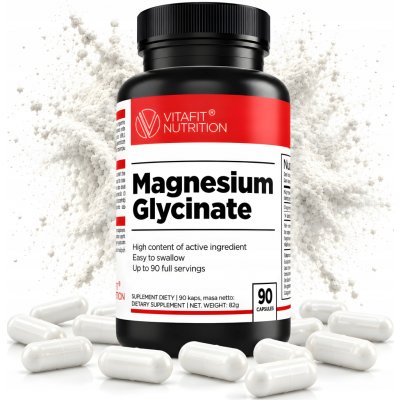 Vitafit Magnesium Glycinate 750 mg 90 kapslí – Hledejceny.cz