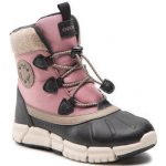 Geox Sněhule J Flexyper G B Abx A J26APA 054FU C9231 S Black Dk Pink – Zboží Mobilmania