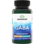 Swanson GABA Kyselina Gama Aminomáselná 500 mg 100 kapslí – Hledejceny.cz