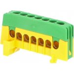 Eleman 1001300 Můstek PE 7-F2 (svorkovnice 7x16mm2), krytý IP20, zeleno-žlutý, 63A, na DIN /2020267 – Hledejceny.cz