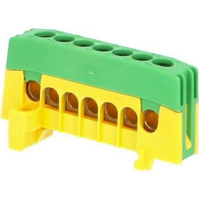 Eleman 1001300 Můstek PE 7-F2 (svorkovnice 7x16mm2), krytý IP20, zeleno-žlutý, 63A, na DIN /2020267 – Hledejceny.cz