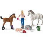 Schleich 42486 Návštěva lékaře u klisny a hříběte – Zboží Mobilmania